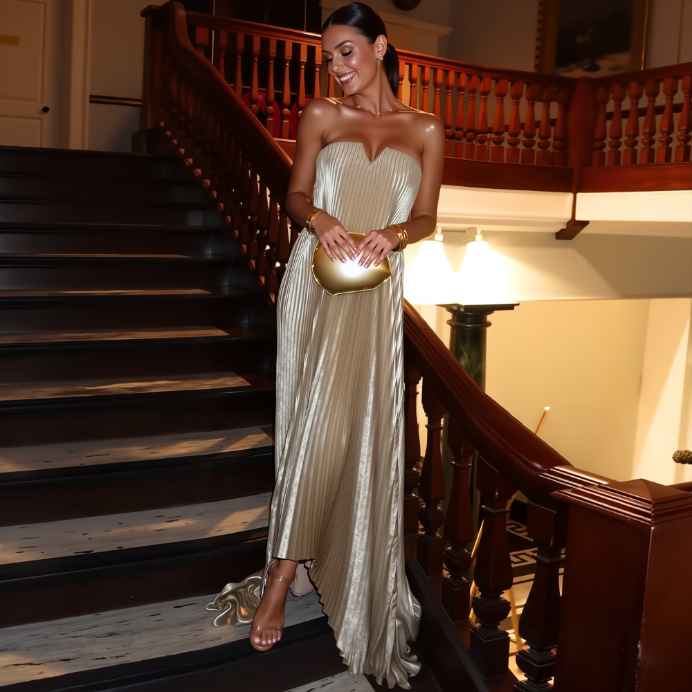 Vestido Golden vt342