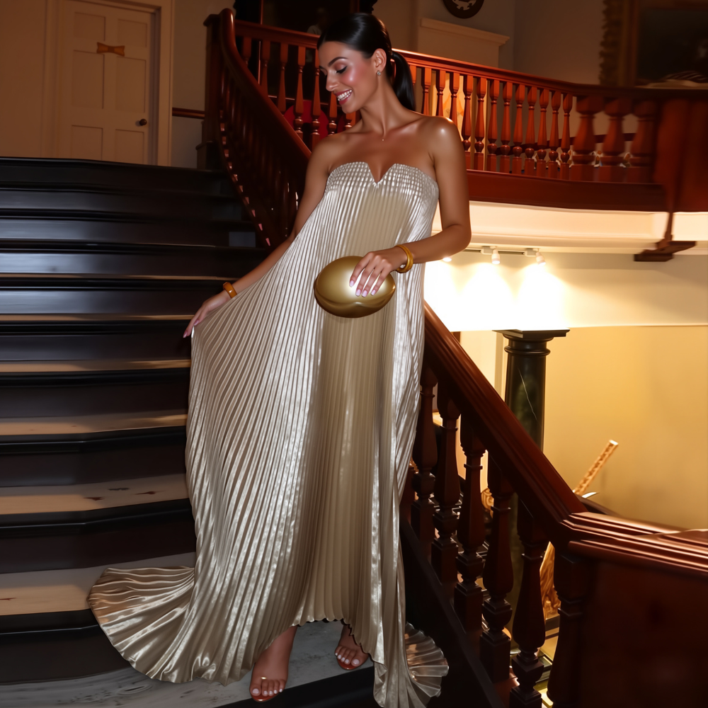 Vestido Golden vt342