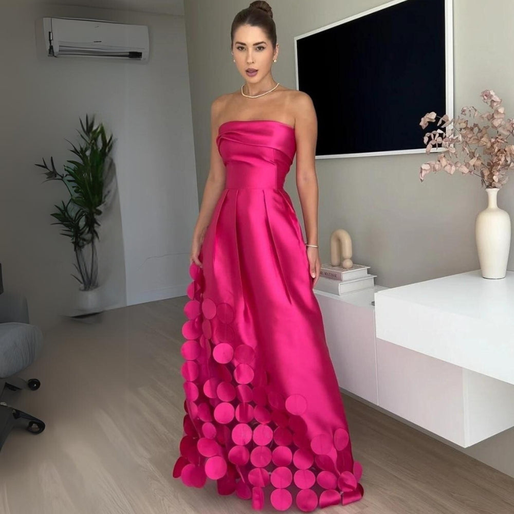 Vestido Laurent Rosa / P Vt248