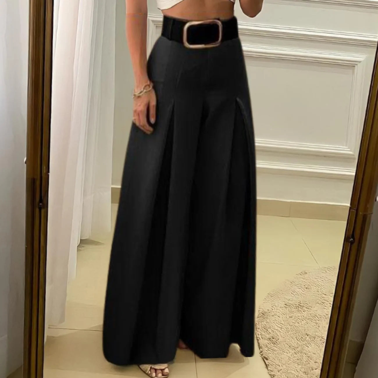 Saia Midi Florenza Preta / P