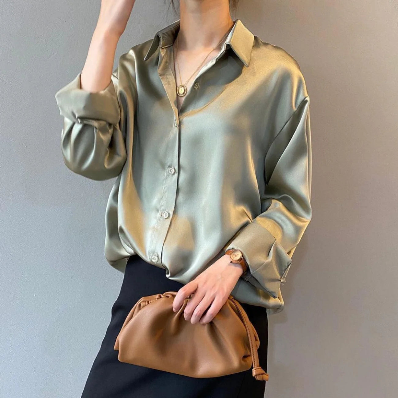 Camisa Fontes Verde / P cam18