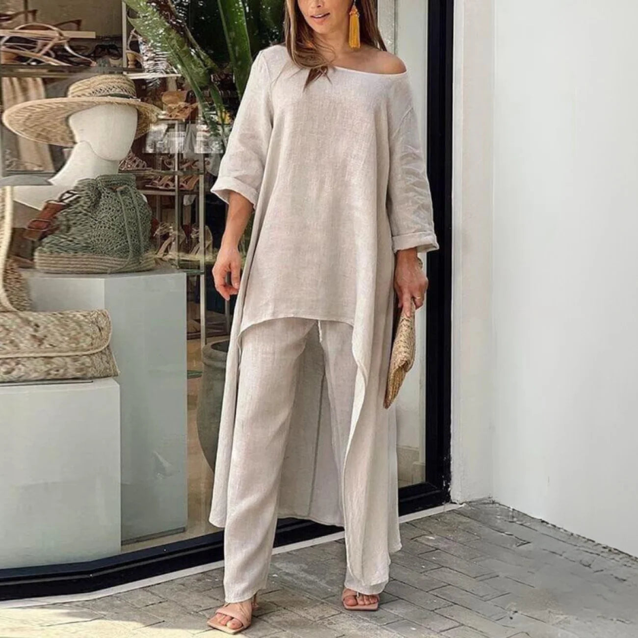 Conjunto Dallas Cáqui / P Cj135