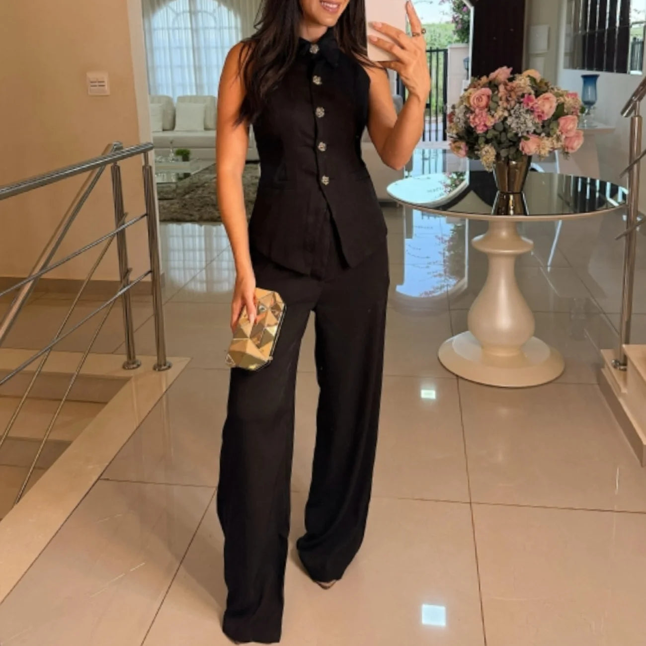 Conjunto Lívia Preto / P cj57