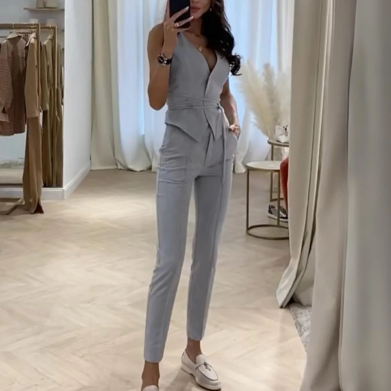 Conjunto Nóbrega Cinza / P Cj177