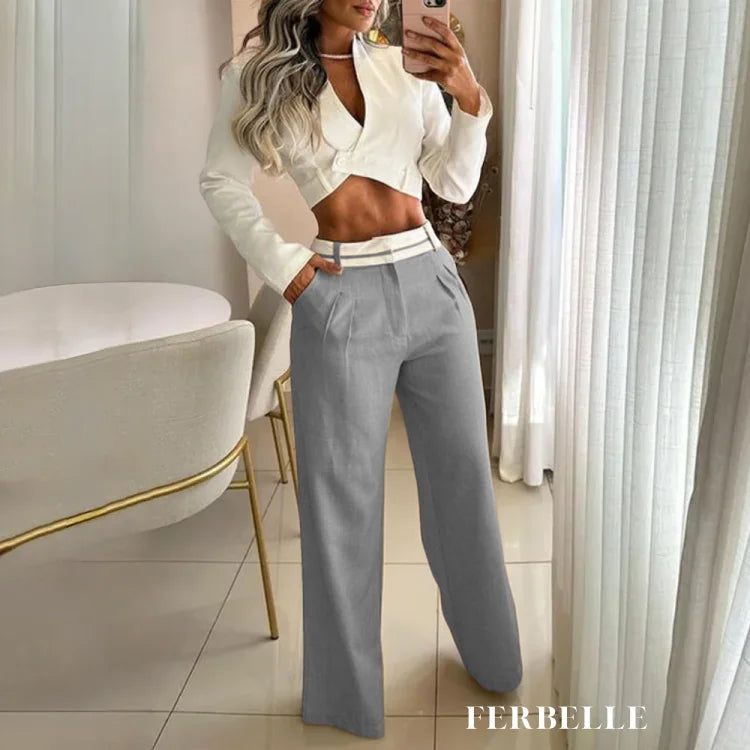 Conjunto Pauline Cinza / P