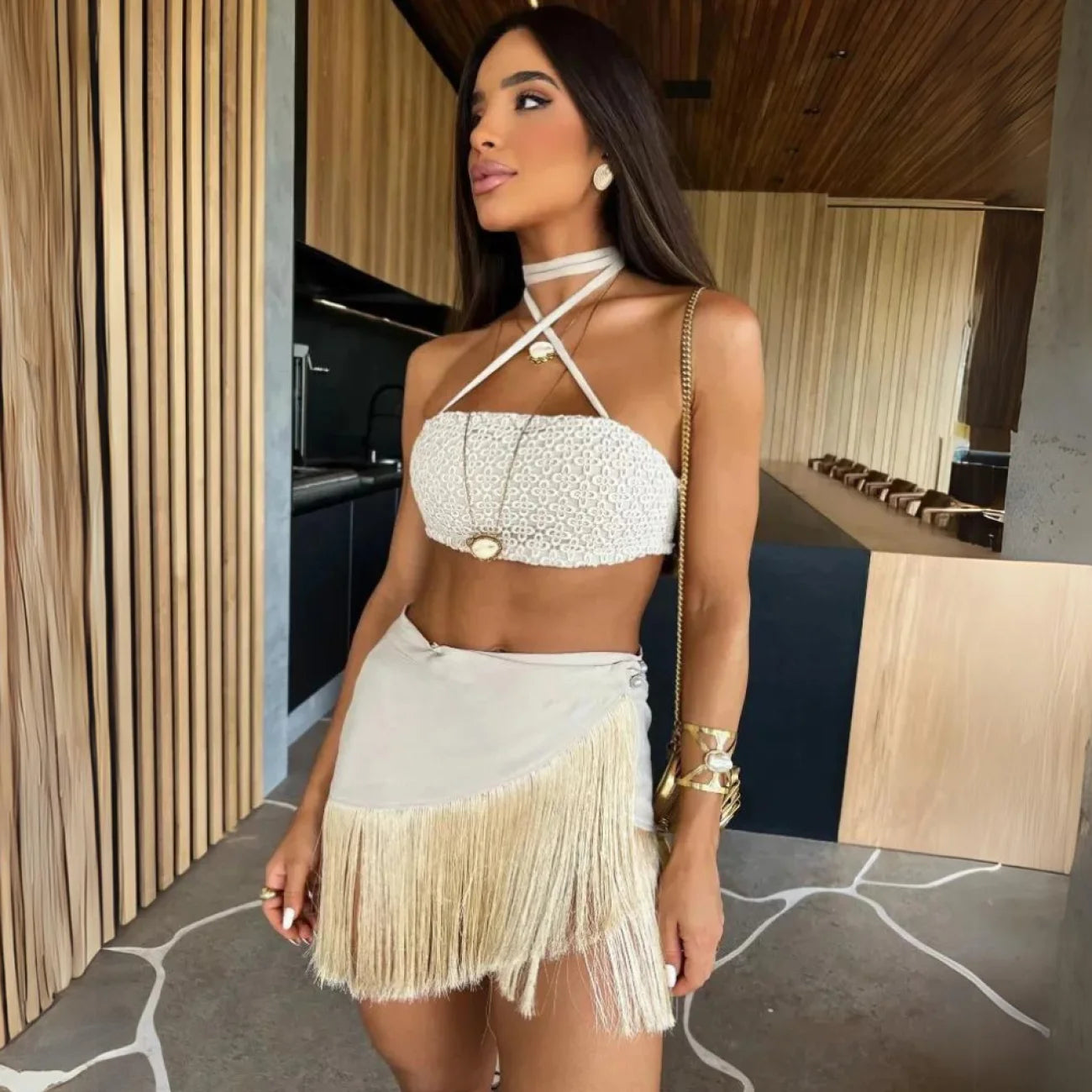 Conjunto Serenata Branco / P Cj215