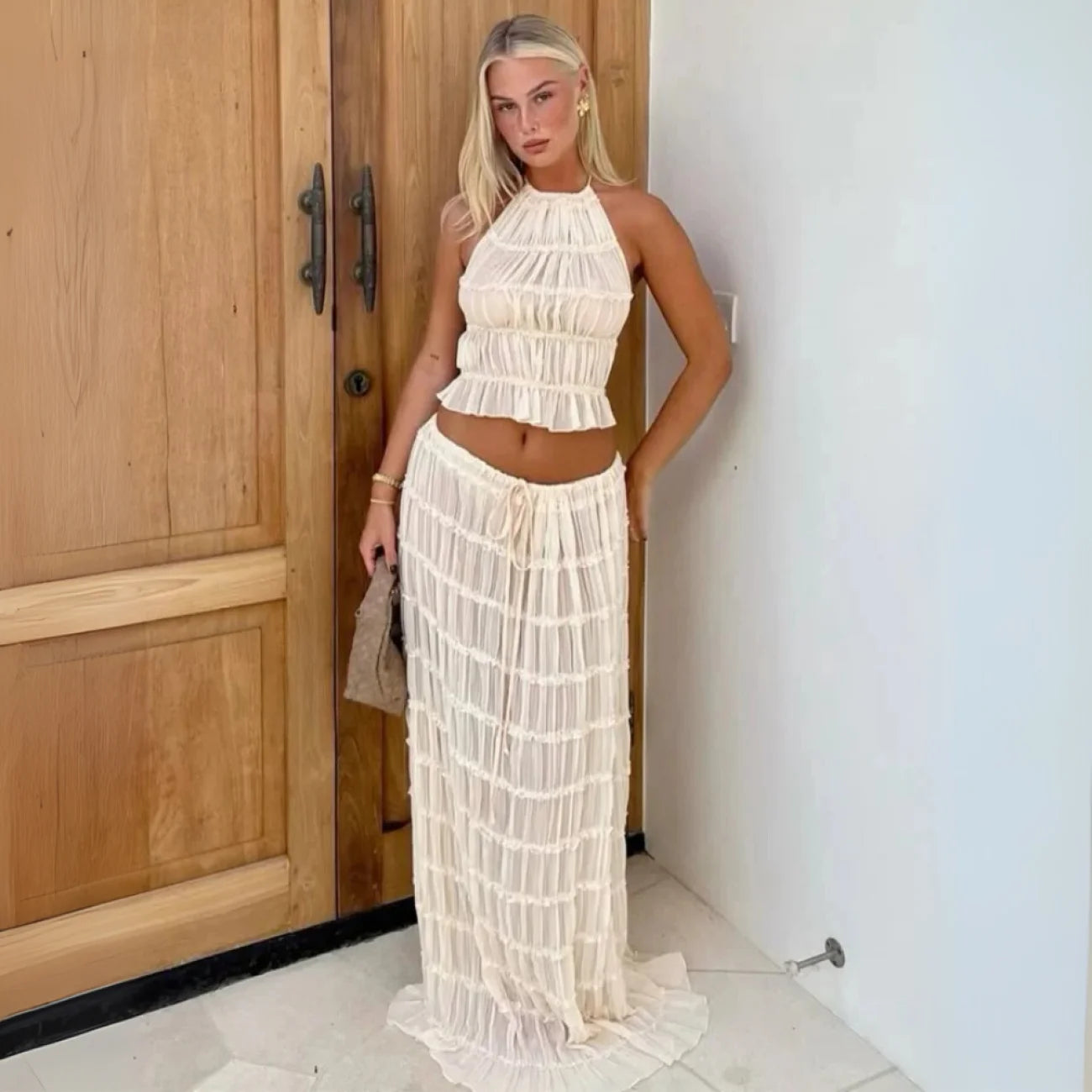 Conjunto Serina Branco / P cj547