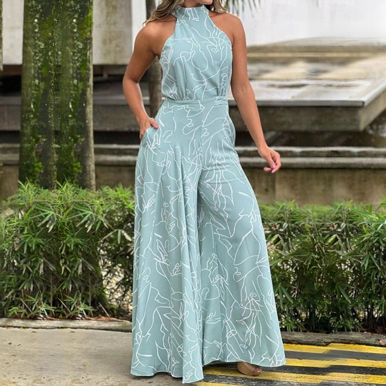 Macacão Olímpia Verde Água / P