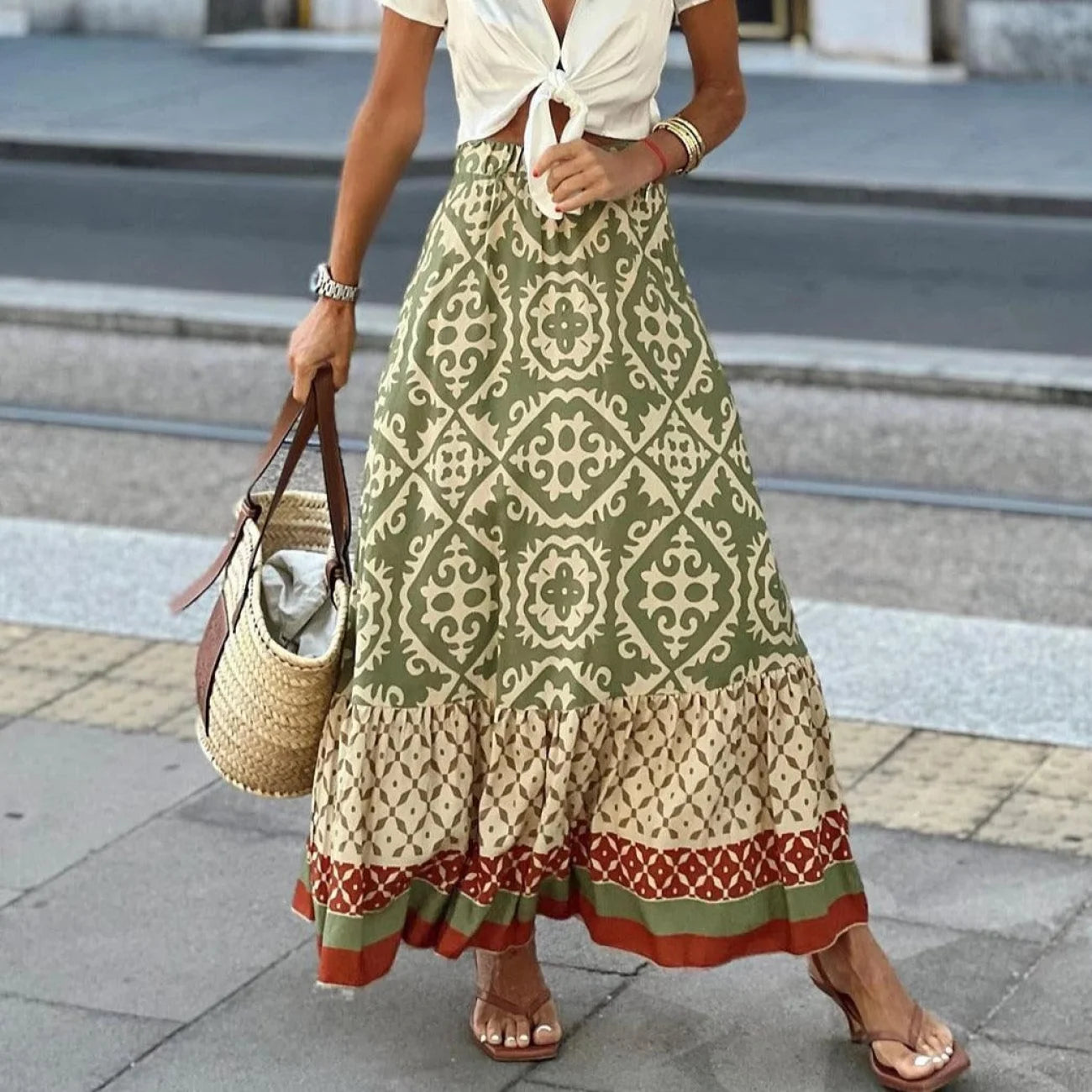 Saia Midi Bethany -<span style="background-color:rgb(246,247,248);color:rgb(28,30,33);"> Saia Midi </span>- Farabela