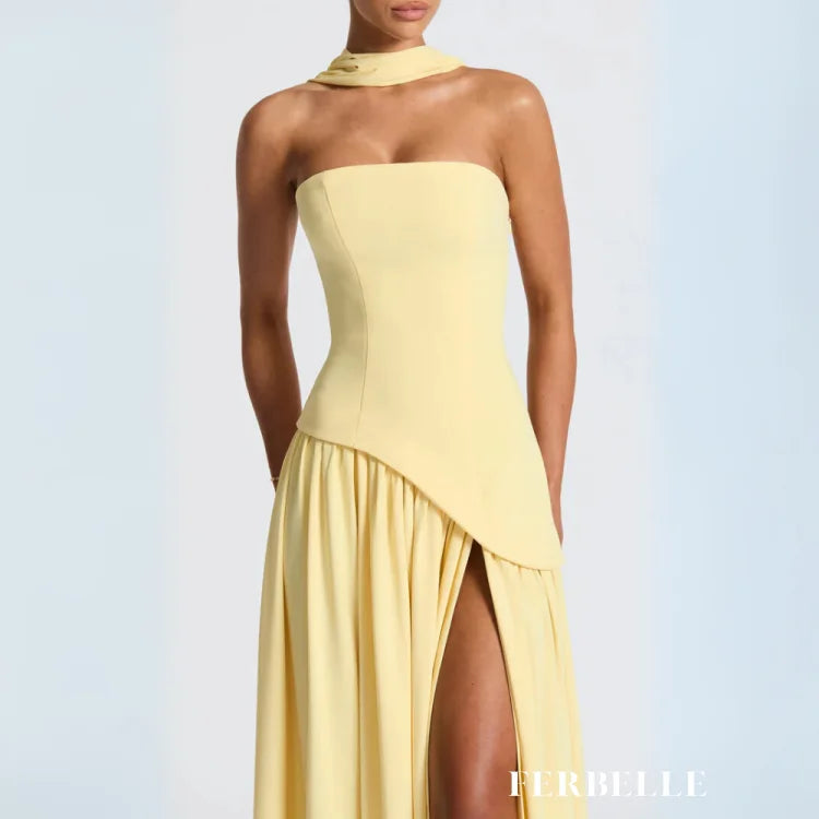 Vestido Algarve Amarelo / P vt326
