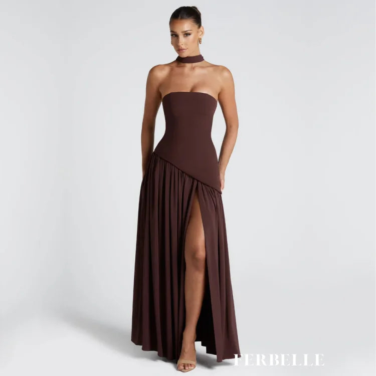 Vestido Algarve Chocolate / P vt326