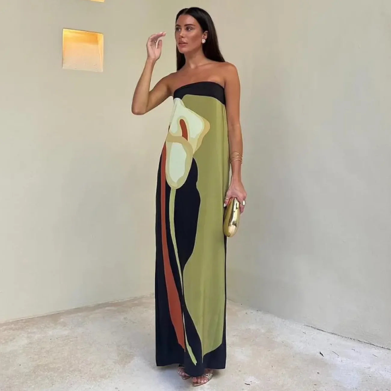 Vestido Caroline Verde / P vt330