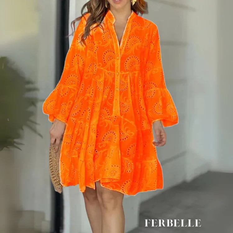 Vestido Hadassa Laranja / P vt55