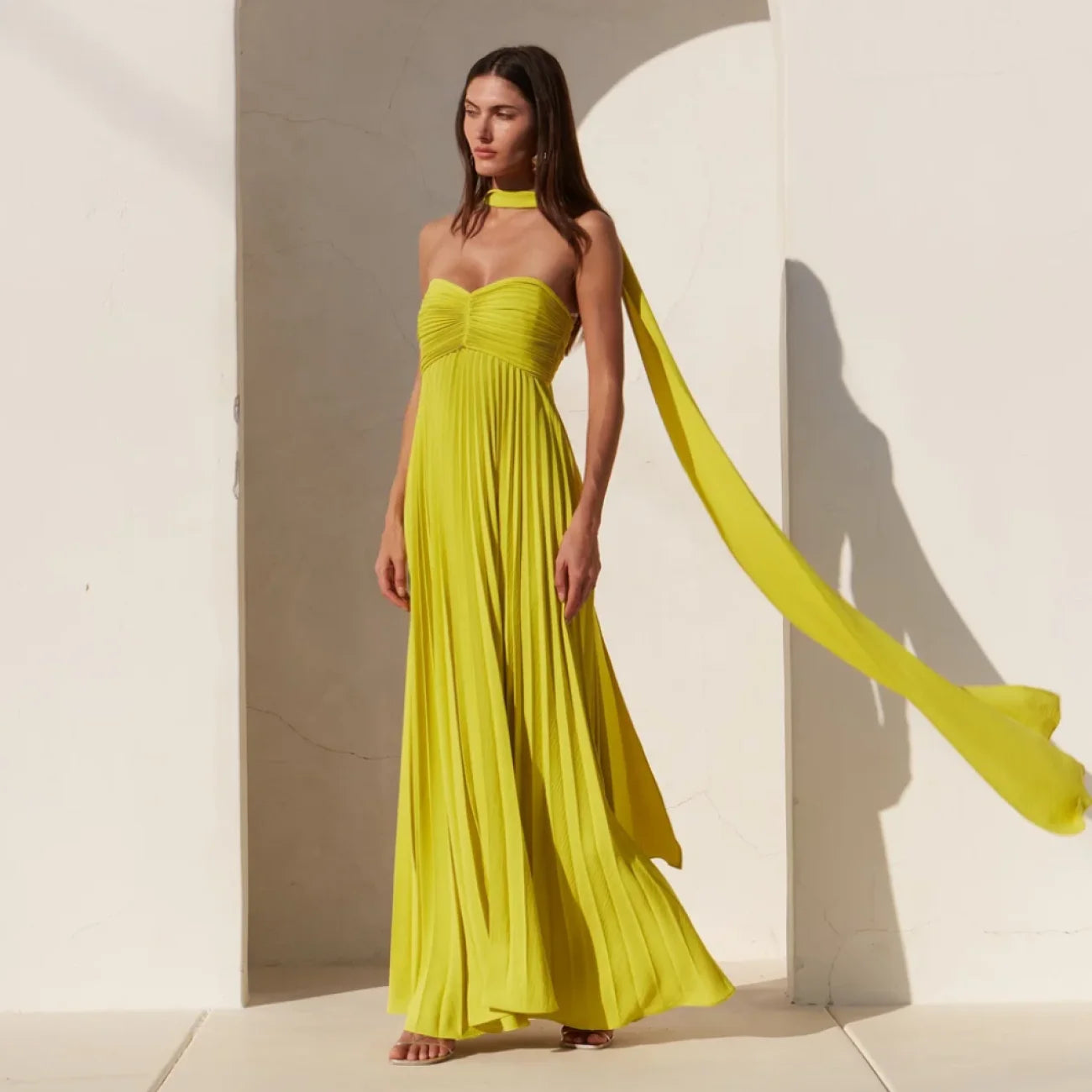 Vestido Loren Amarelo / P vt387