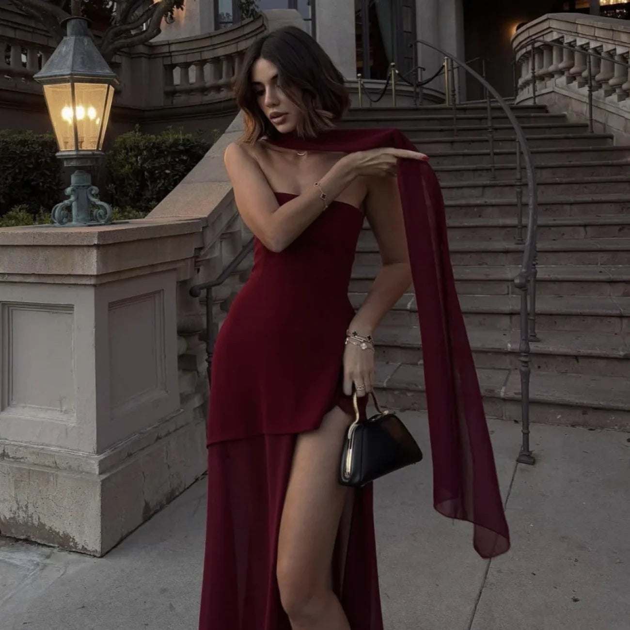 Vestido Maison Vinho / P vt370