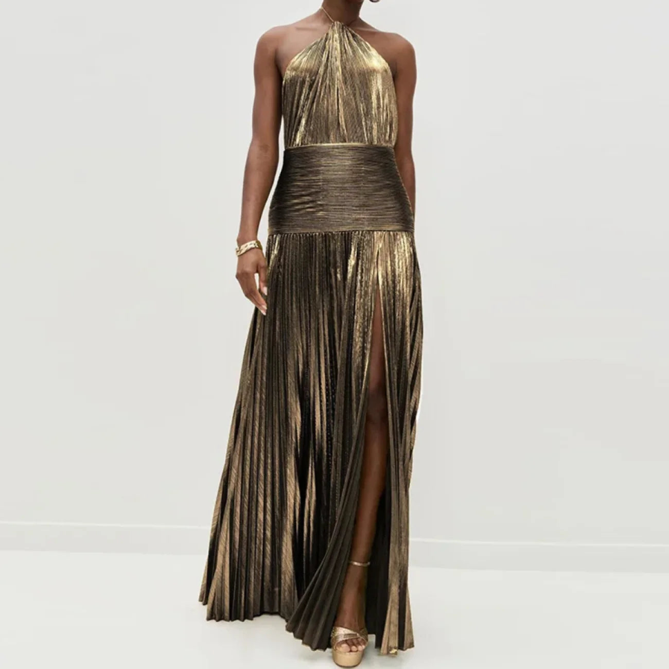 Vestido Mastella Ouro Envelhecido / P vt357