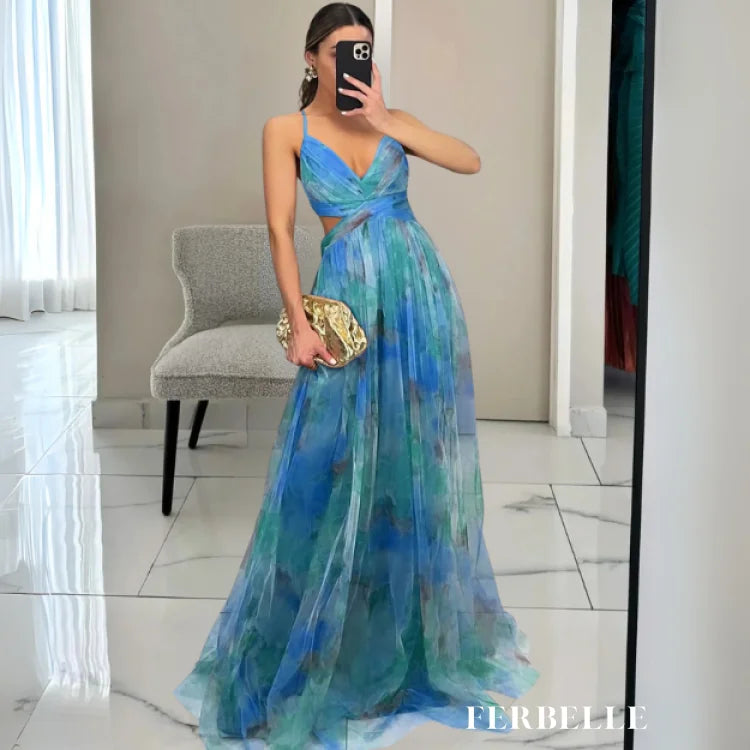 Vestido Merlot Azul / P vt328