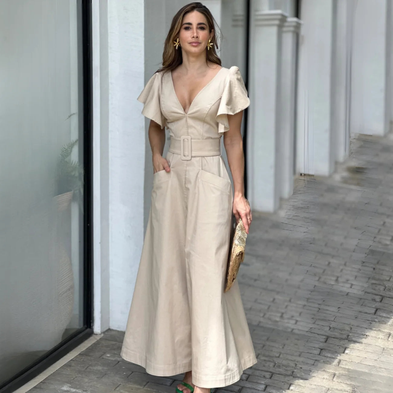 Vestido Perrin Cáqui / P