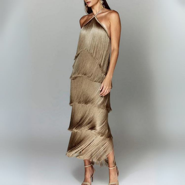 Vestido Accorsi Dourado / P vt344