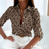 Camisa Quezia Cáqui / P cam10