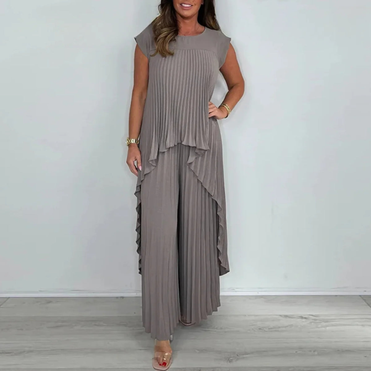 Conjunto Beatrice Cinza / P cj531
