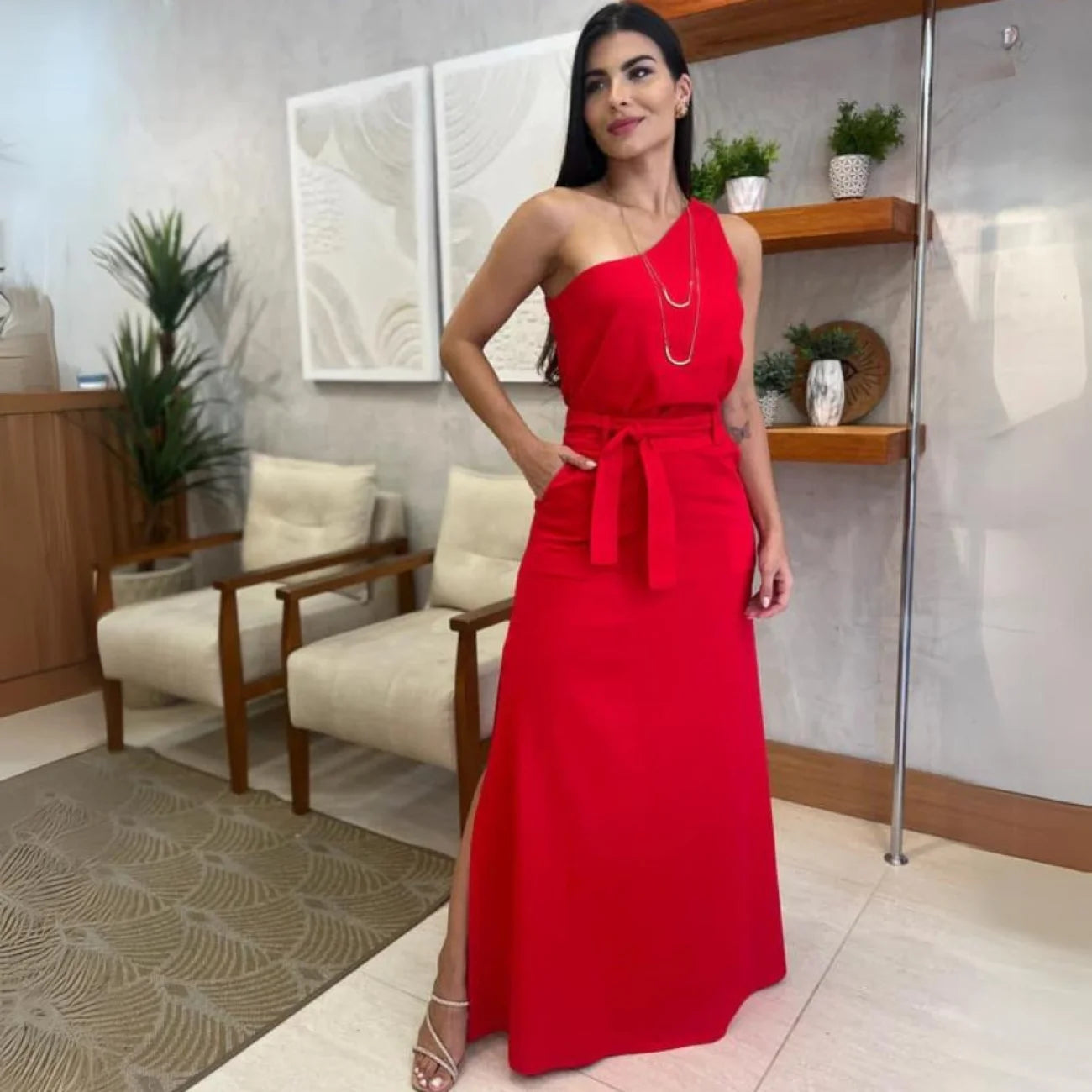 Conjunto Corrêa Vermelho / P Cj373