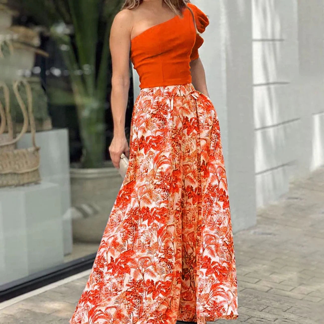 Conjunto Davier Laranja / P Cj203