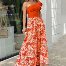 Conjunto Davier Laranja / P Cj203