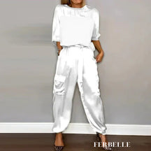 Conjunto Lisbelle Branco / P cj517