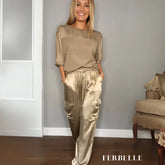 Conjunto Lisbelle Cáqui / P cj517