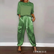 Conjunto Lisbelle Verde / P cj517