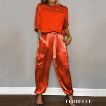 Conjunto Lisbelle Vermelho / P cj517