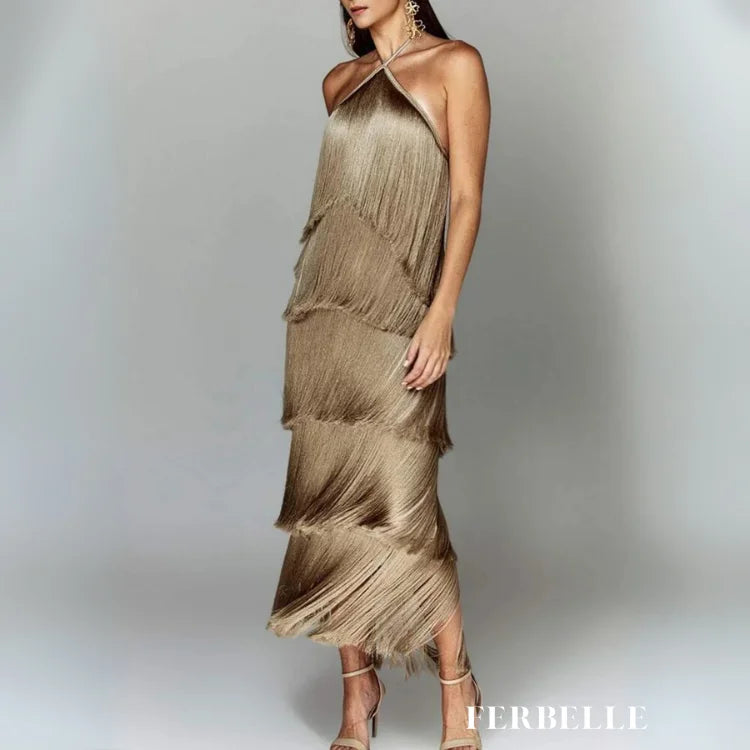 Vestido Accorsi Dourado / P vt344