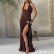 Vestido Alenor Marrom / P vt335