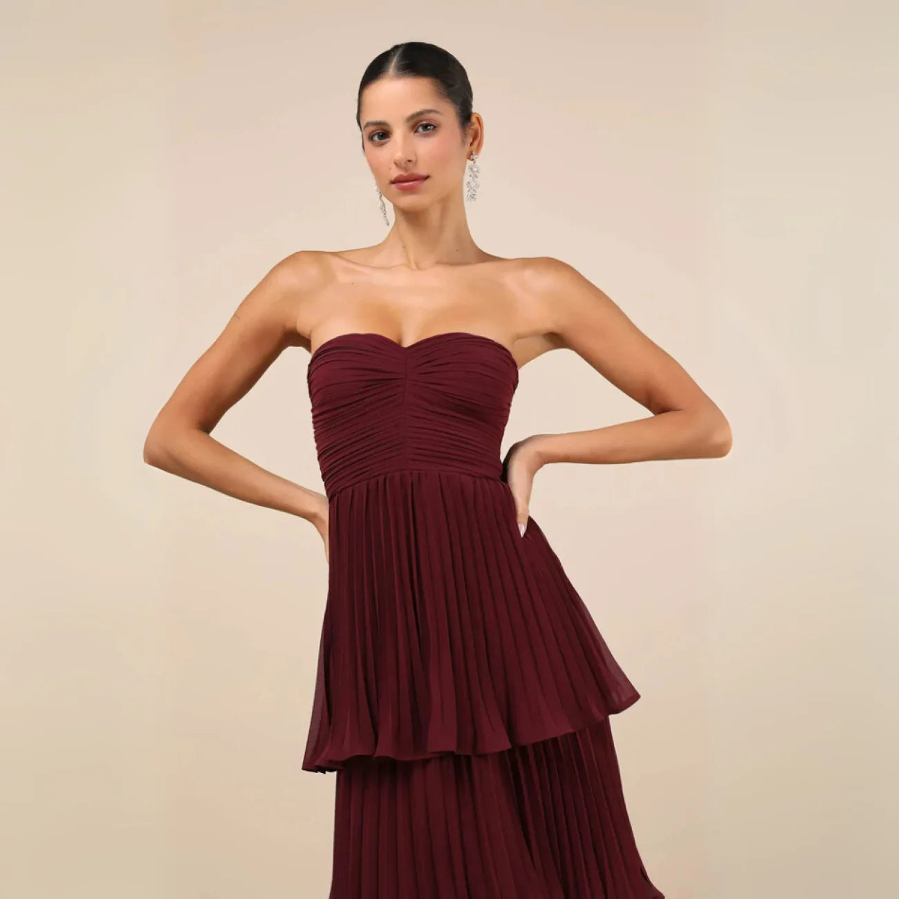 Vestido Ameixa vt362