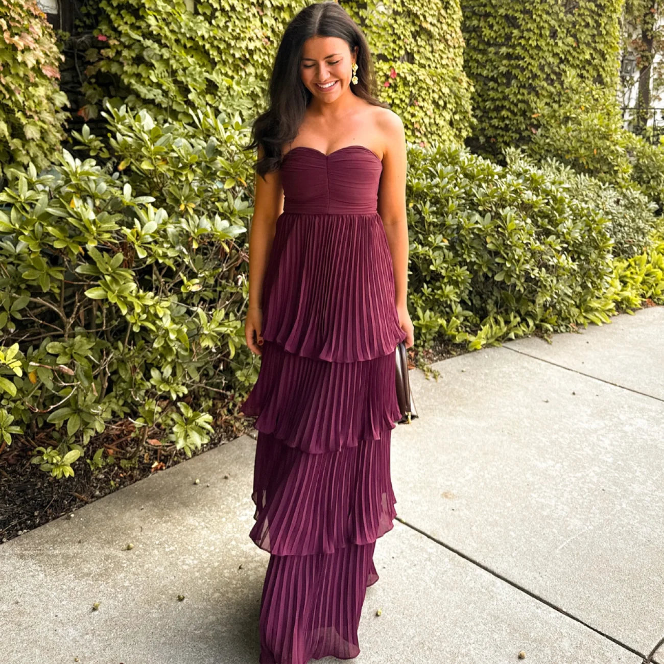 Vestido Ameixa vt362