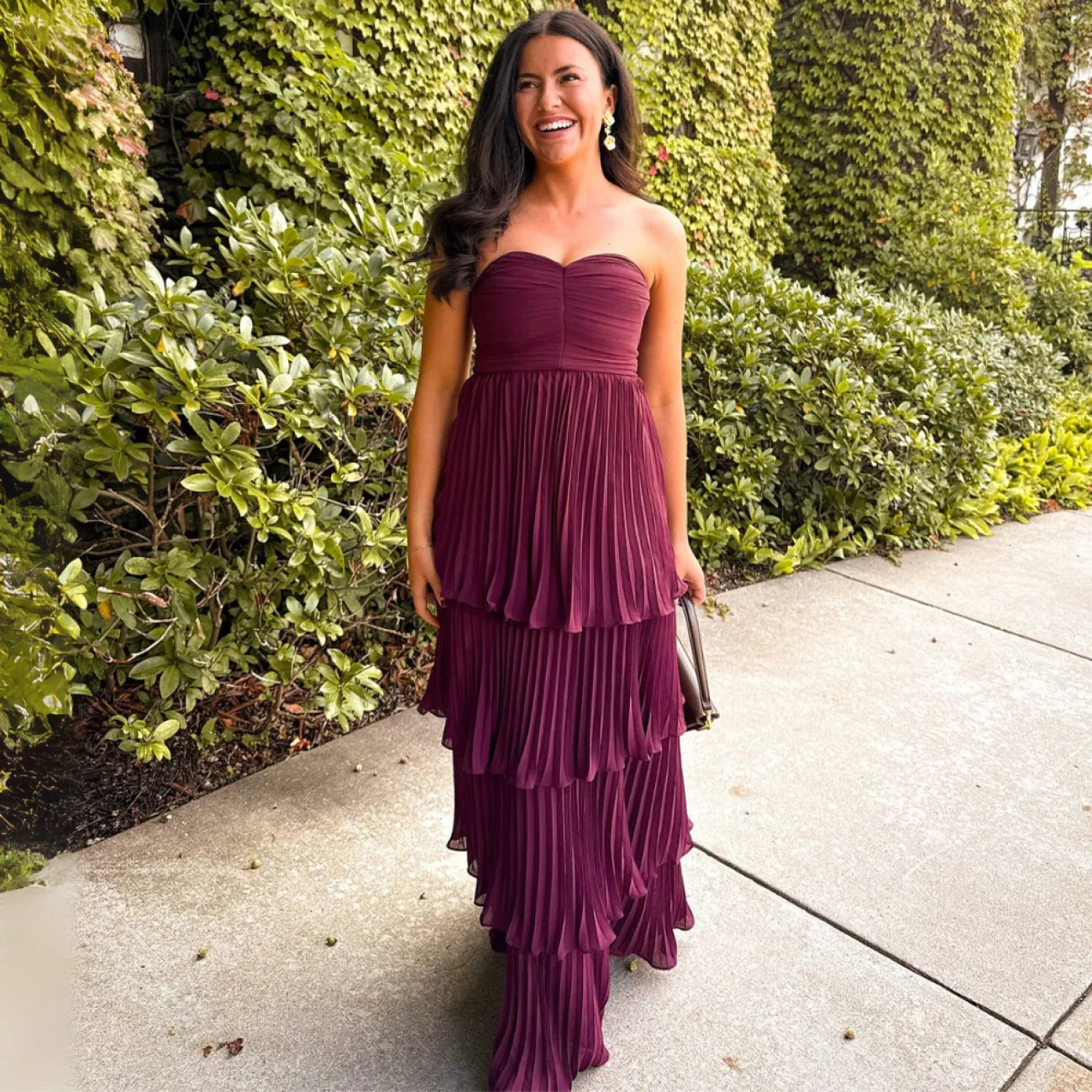 Vestido Ameixa vt362