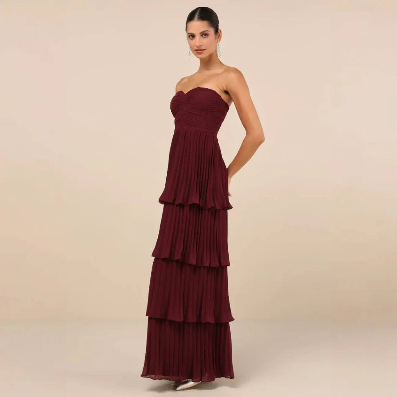 Vestido Ameixa vt362