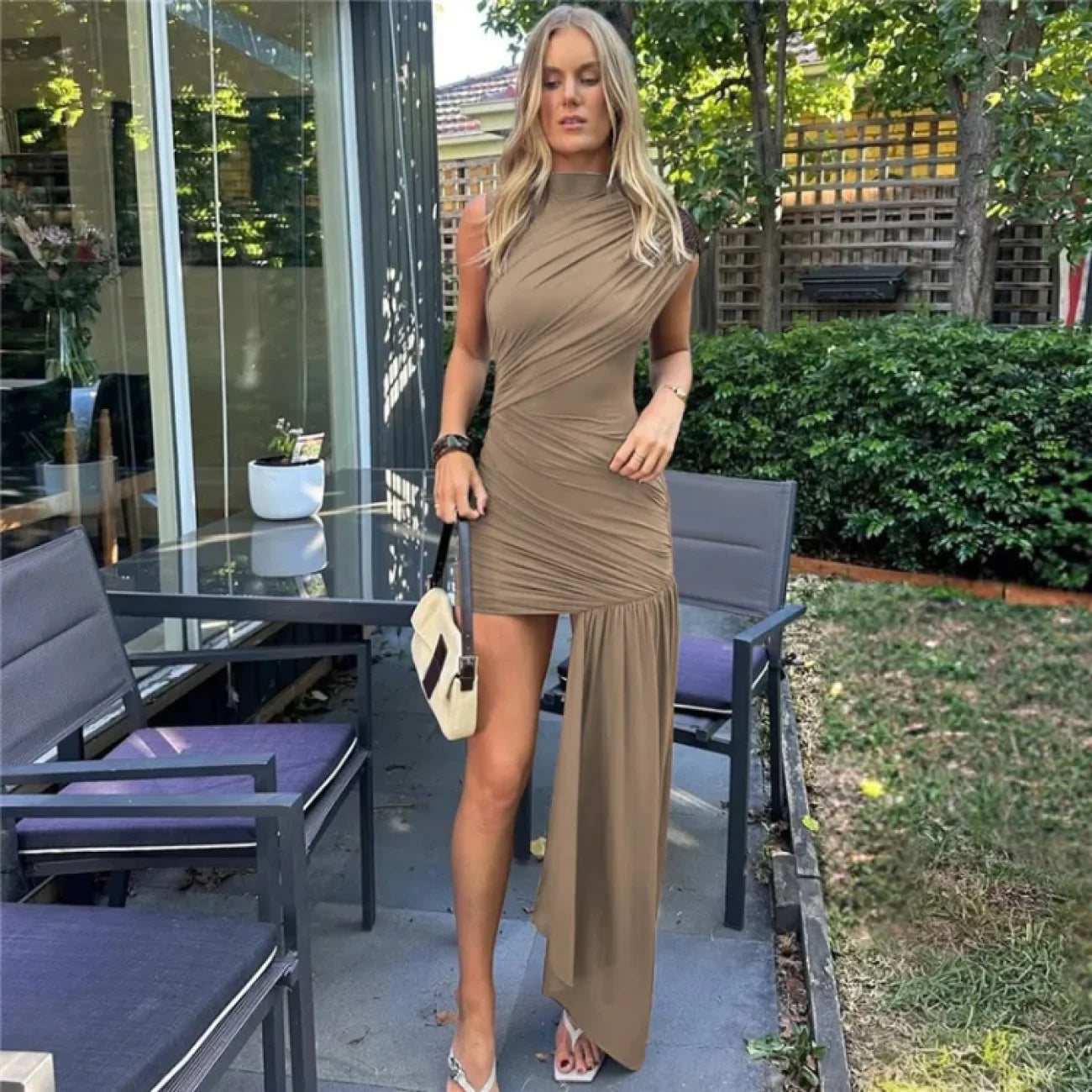 Vestido Clara Cáqui / PP vt319