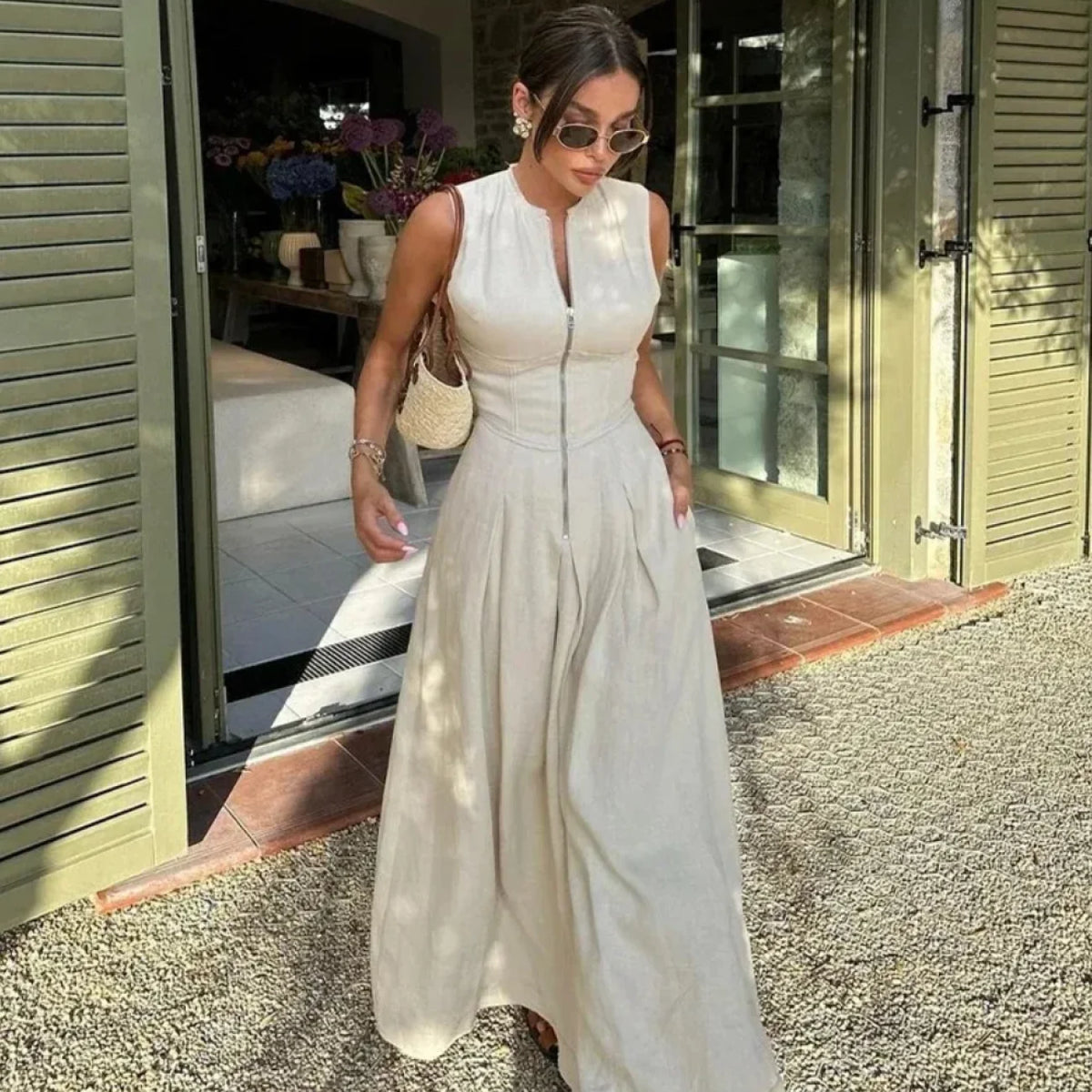 Vestido Dinamarca Creme / P vt313