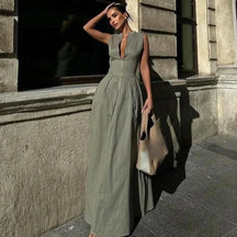 Vestido Dinamarca Verde Militar / P vt313