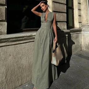 Vestido Dinamarca Verde Militar / P vt313