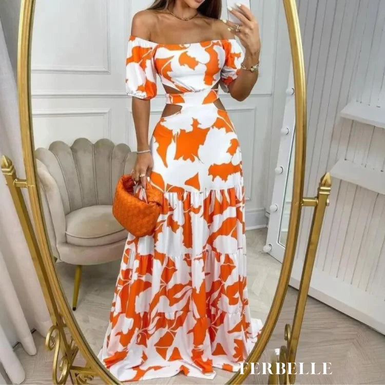 Vestido Djamila Laranja / P