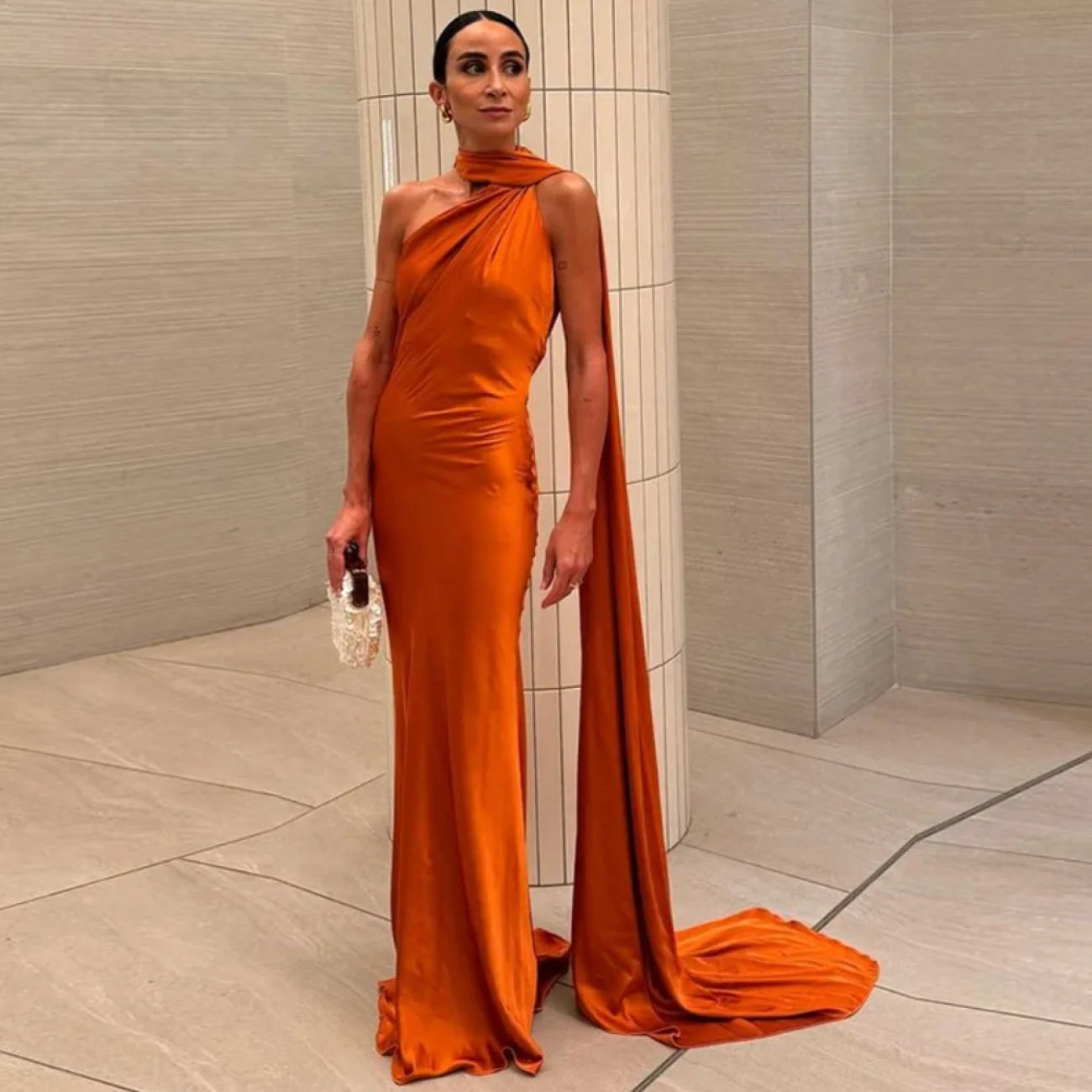 Vestido Genebra Laranja / P vt316