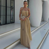 Vestido Lana Cáqui / Único (P ao GG) vt314