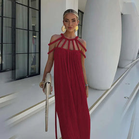 Vestido Lana Vermelho / Único (P ao GG) vt314