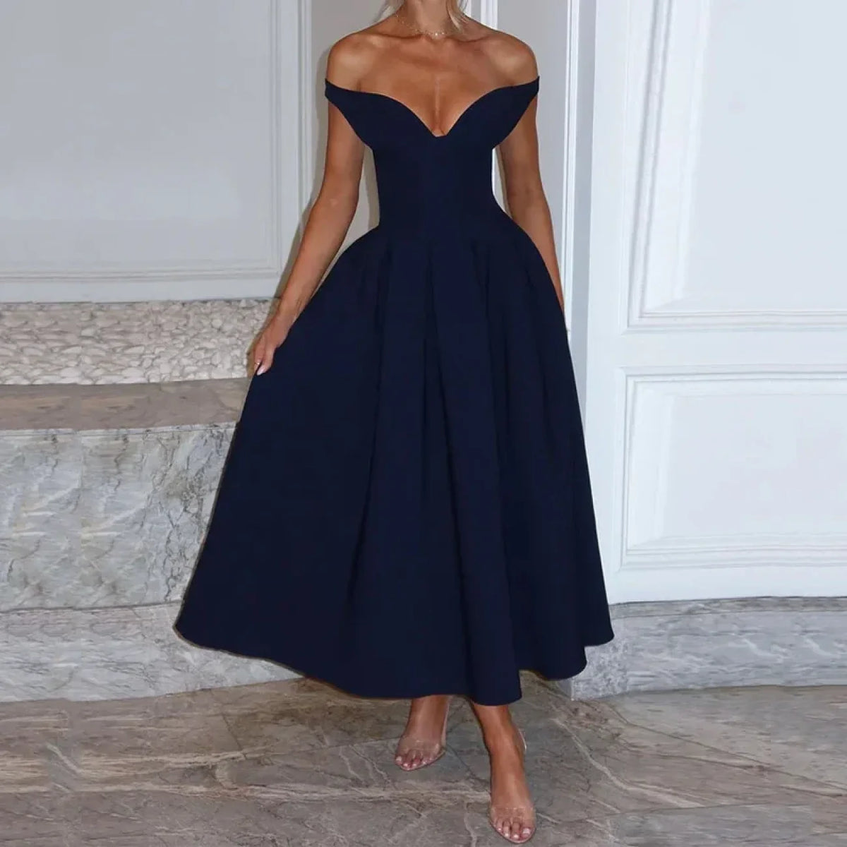 Vestido Lavínia Navy Blue / L