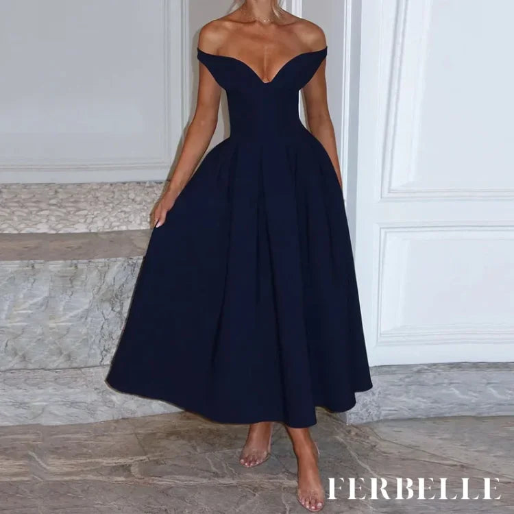 Vestido Lavínia Navy Blue / L