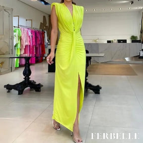 Vestido Miriam Amarelo / P