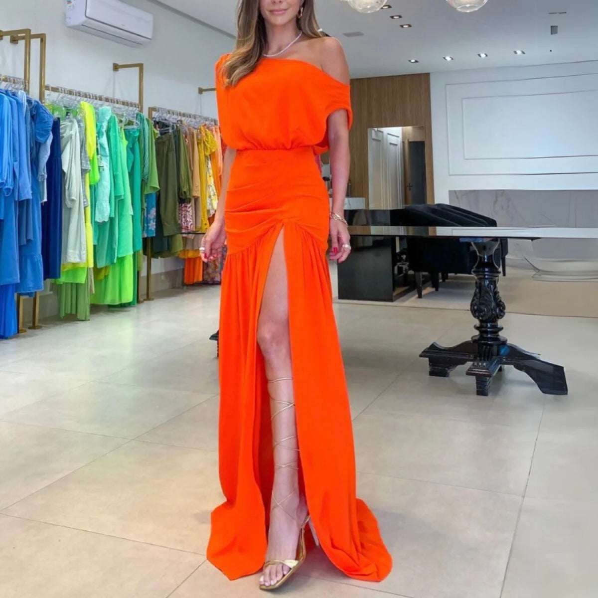 Vestido Priscila Laranja / P